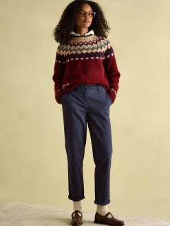 Hesford Navy Blue Chino Trousers<Joules Clearance