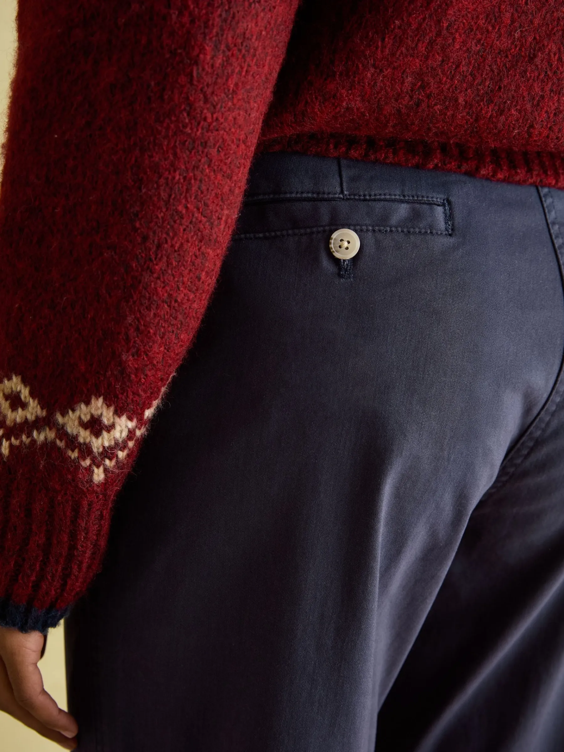 Hesford Navy Blue Chino Trousers<Joules Clearance