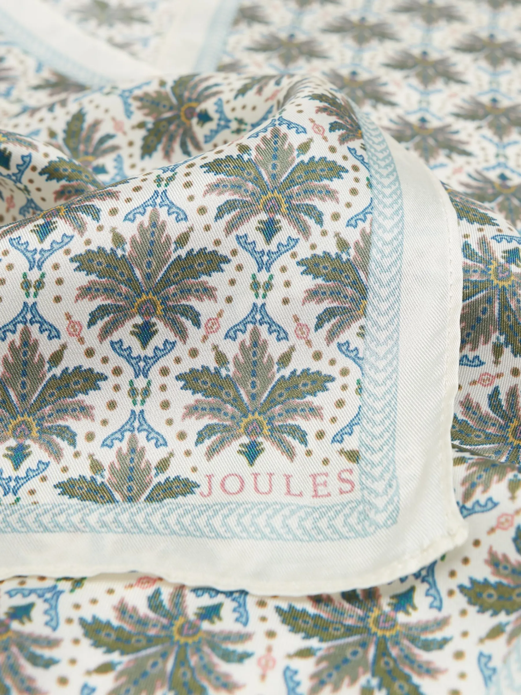 Highgrove Skinny Printed Scarf<Joules Clearance