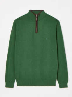 Hillside Quarter Zip Knit Jumper<Joules Hot