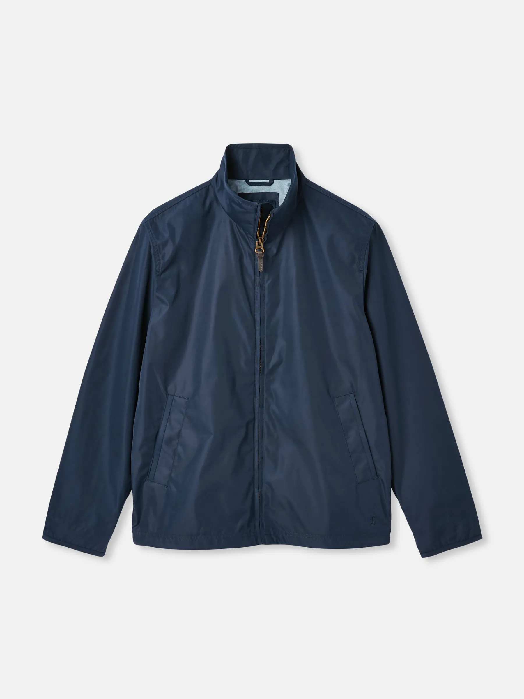 Hillway Navy Blue Collared Harrington Jacket<Joules Sale