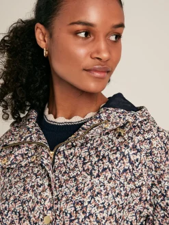 Holkham Ditsy Floral Waterproof Packable Raincoat With Hood<Joules