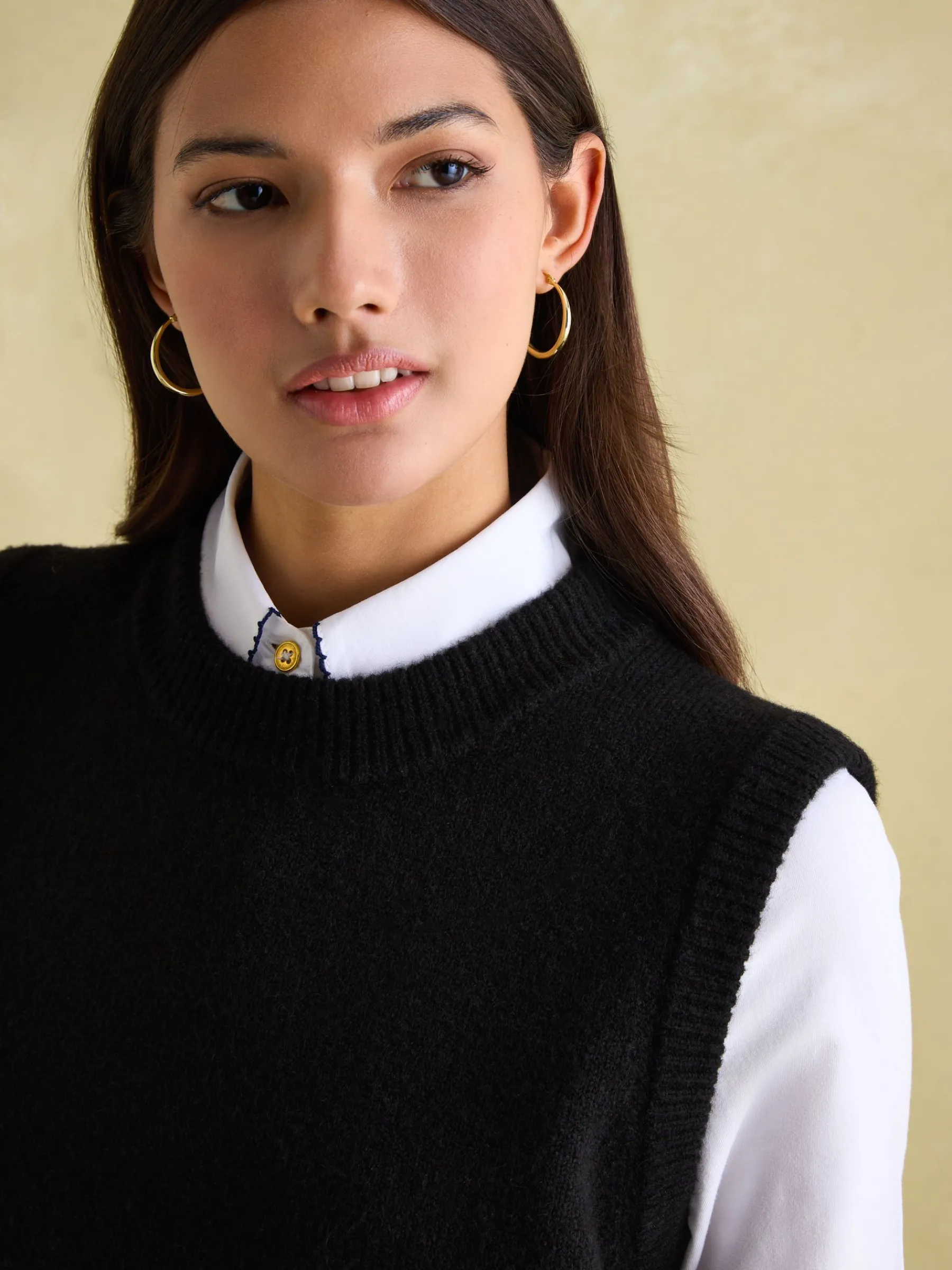 Holly Regular Fit Knitted Vest<Joules Best