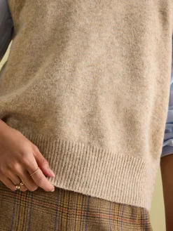 Holly Regular Fit Knitted Vest<Joules Best