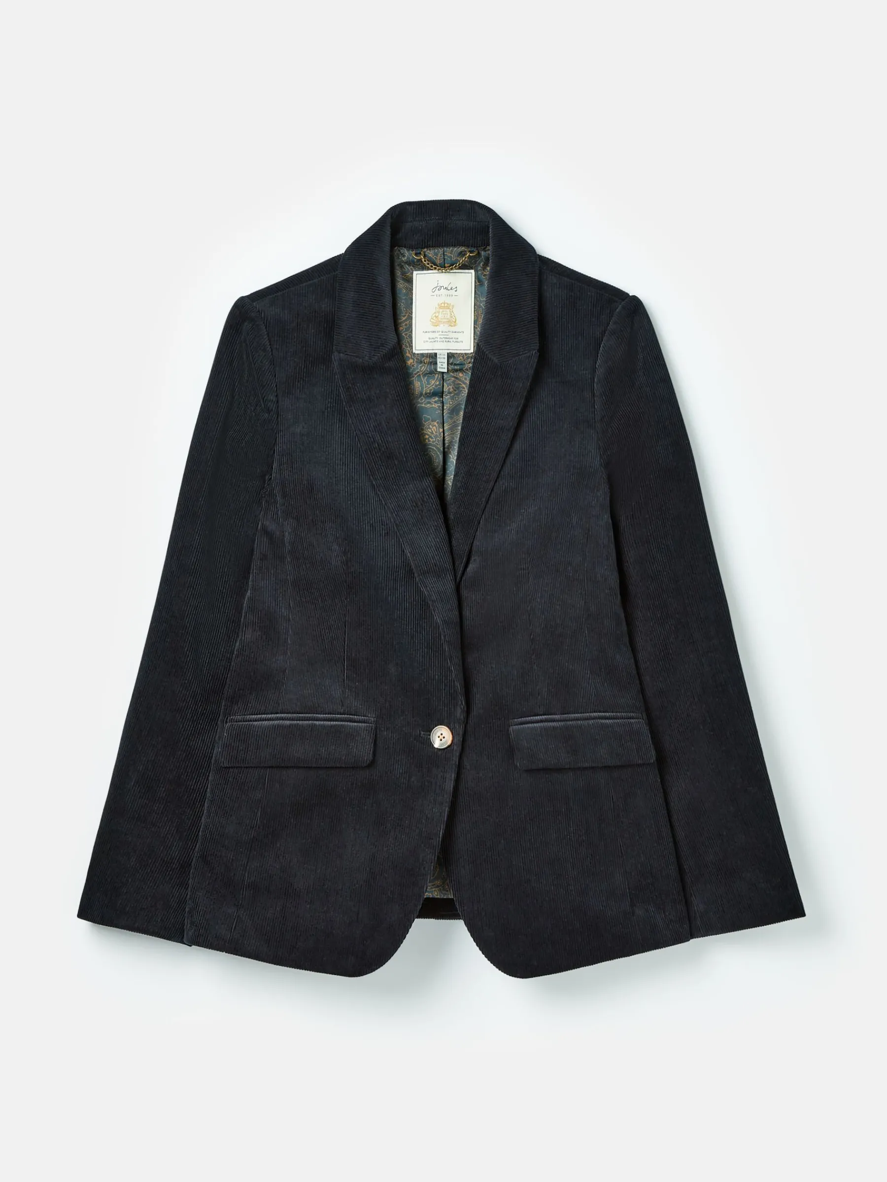 Holton Navy Blue Corduroy Blazer<Joules Sale