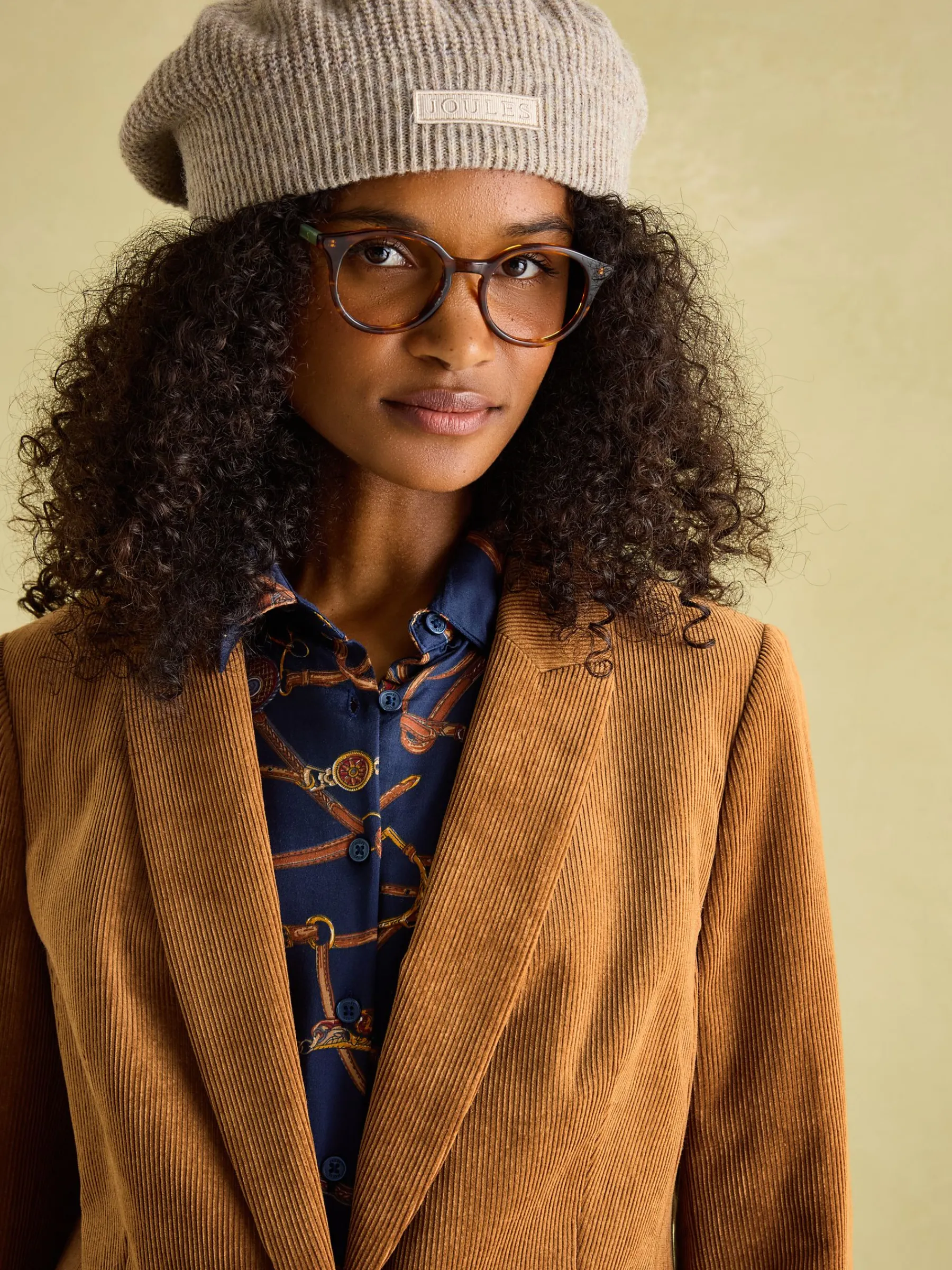 Holton Tan Brown Corduroy Blazer<Joules
