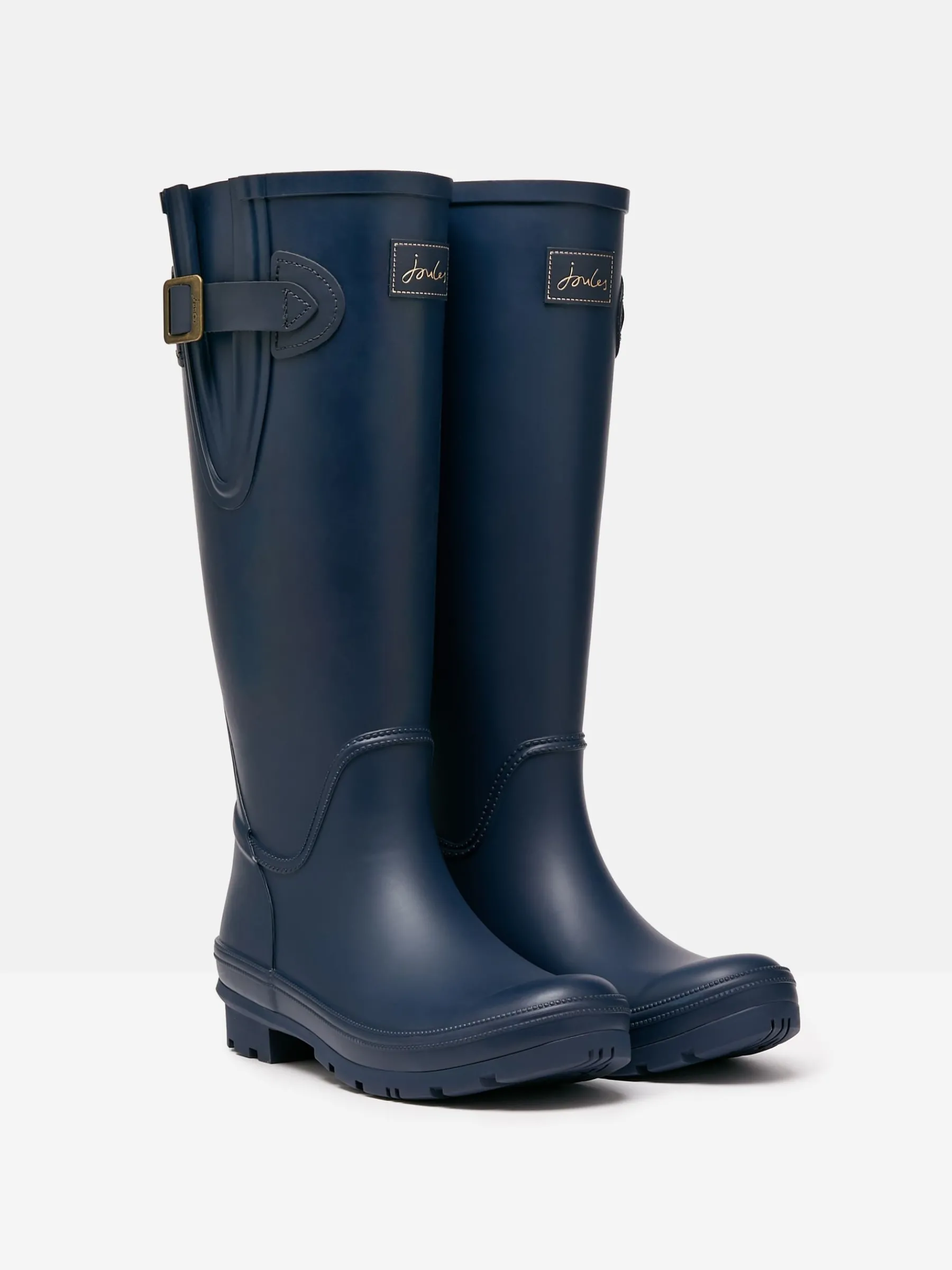 Houghton Navy Blue Adjustable Tall Wellies<Joules New