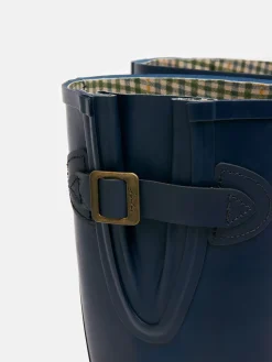 Houghton Navy Blue Adjustable Tall Wellies<Joules New