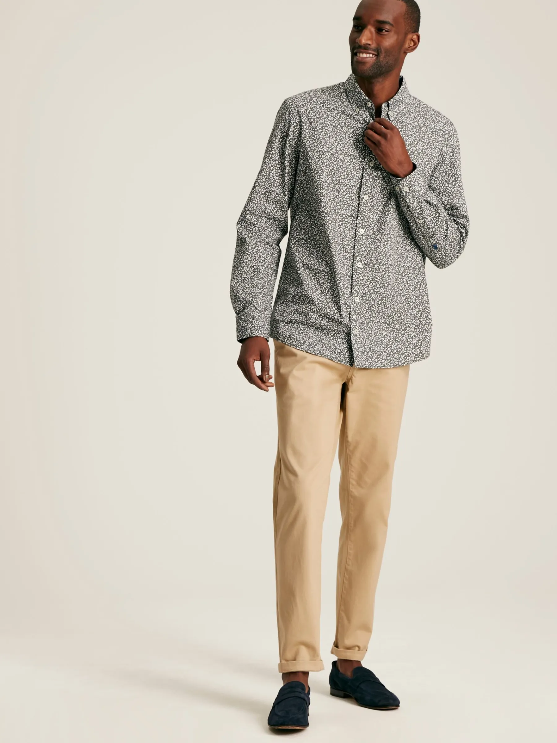 Invitation Green Floral Cotton Shirt<Joules Sale