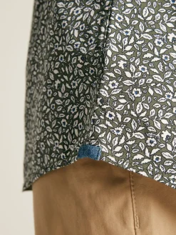 Invitation Green Floral Cotton Shirt<Joules Sale