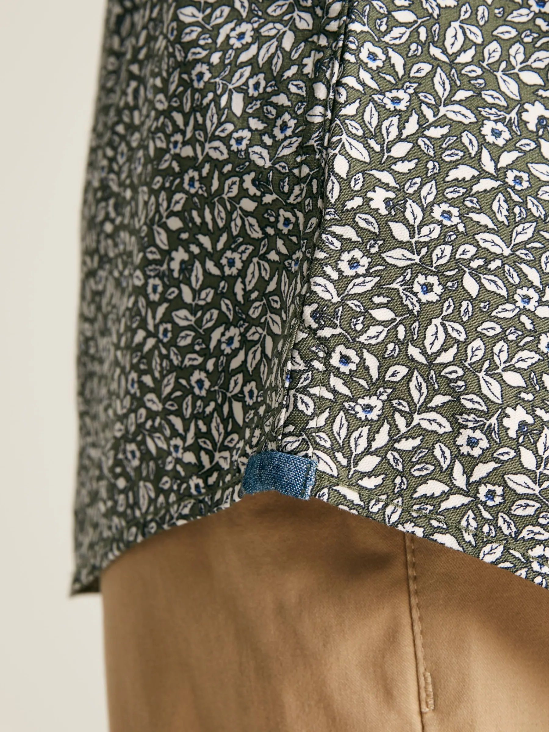Invitation Green Floral Cotton Shirt<Joules Sale