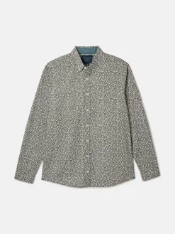 Invitation Green Floral Cotton Shirt<Joules Sale
