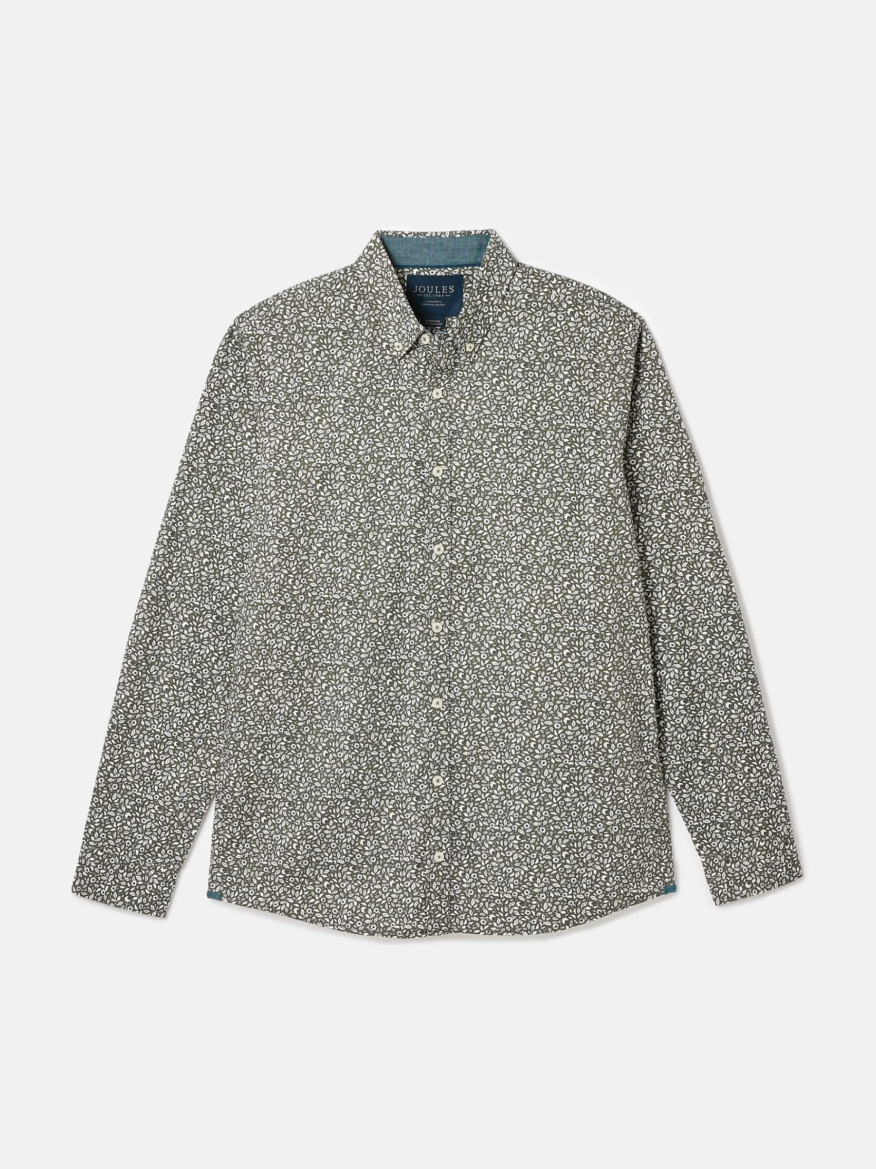 Invitation Green Floral Cotton Shirt<Joules Sale