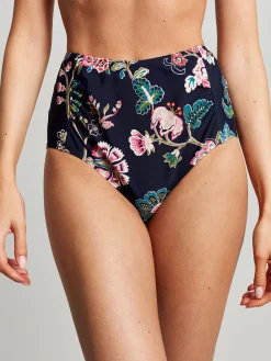 Jasmine Navy Floral Bikini Bottoms<Joules Outlet