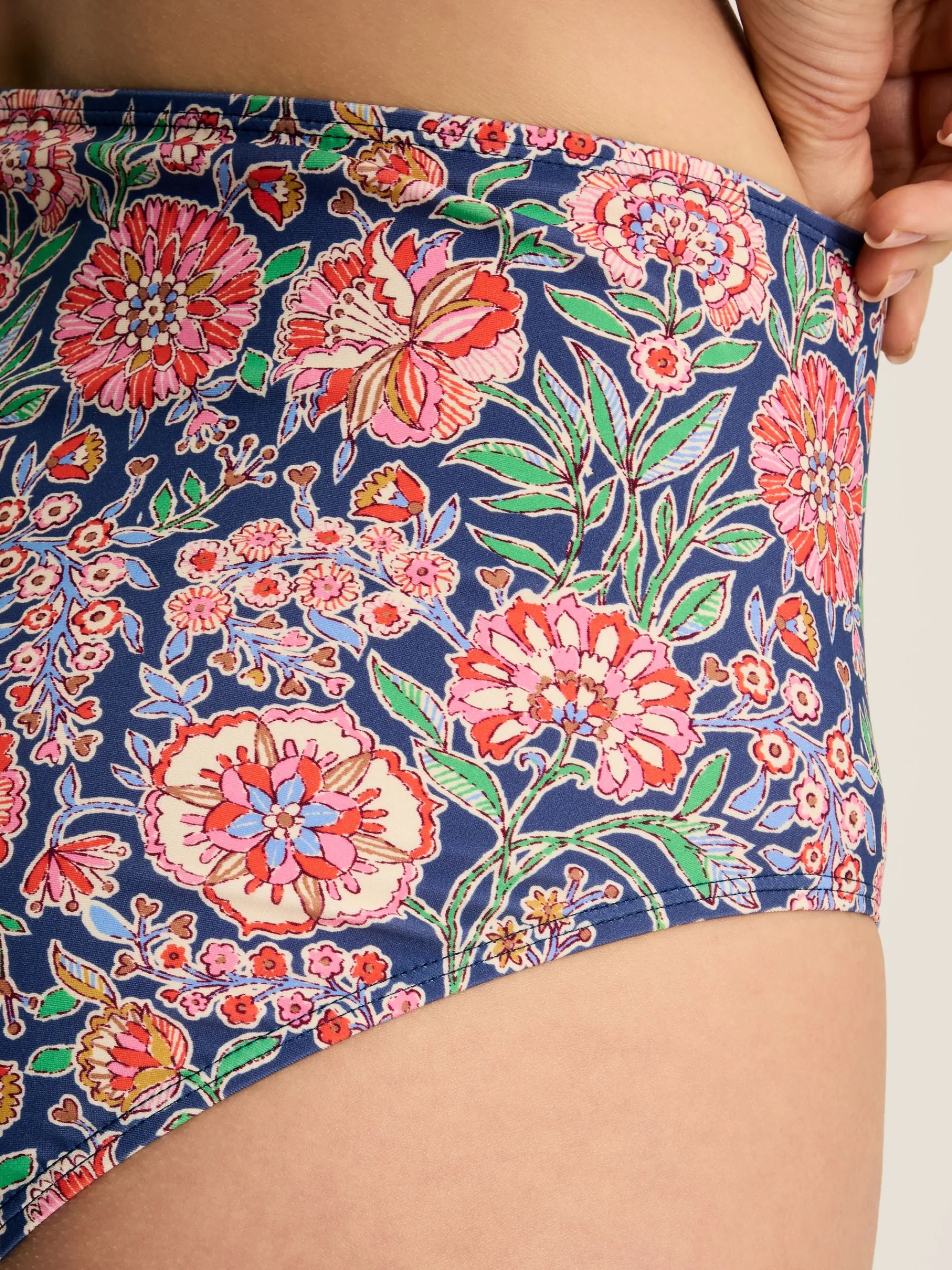 Jasmine Pink & Navy Tankini Bottoms<Joules Sale