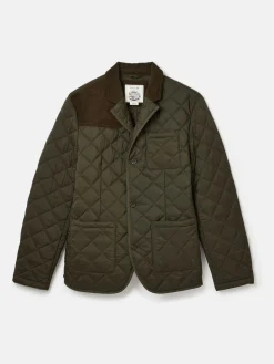 Jasper Diamond Quilted Blazer<Joules Sale