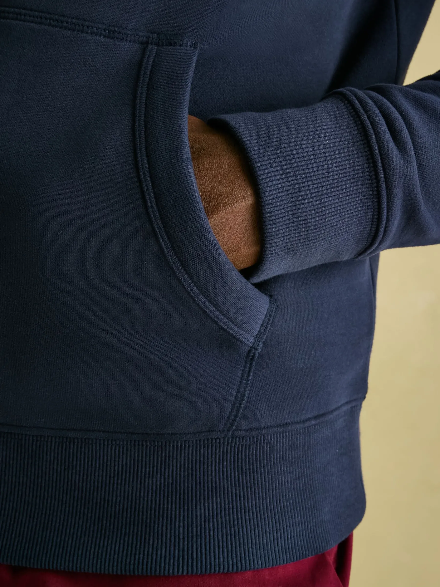 Jenkins Navy Blue Quarter Zip Graphic Sweatshirt<Joules New