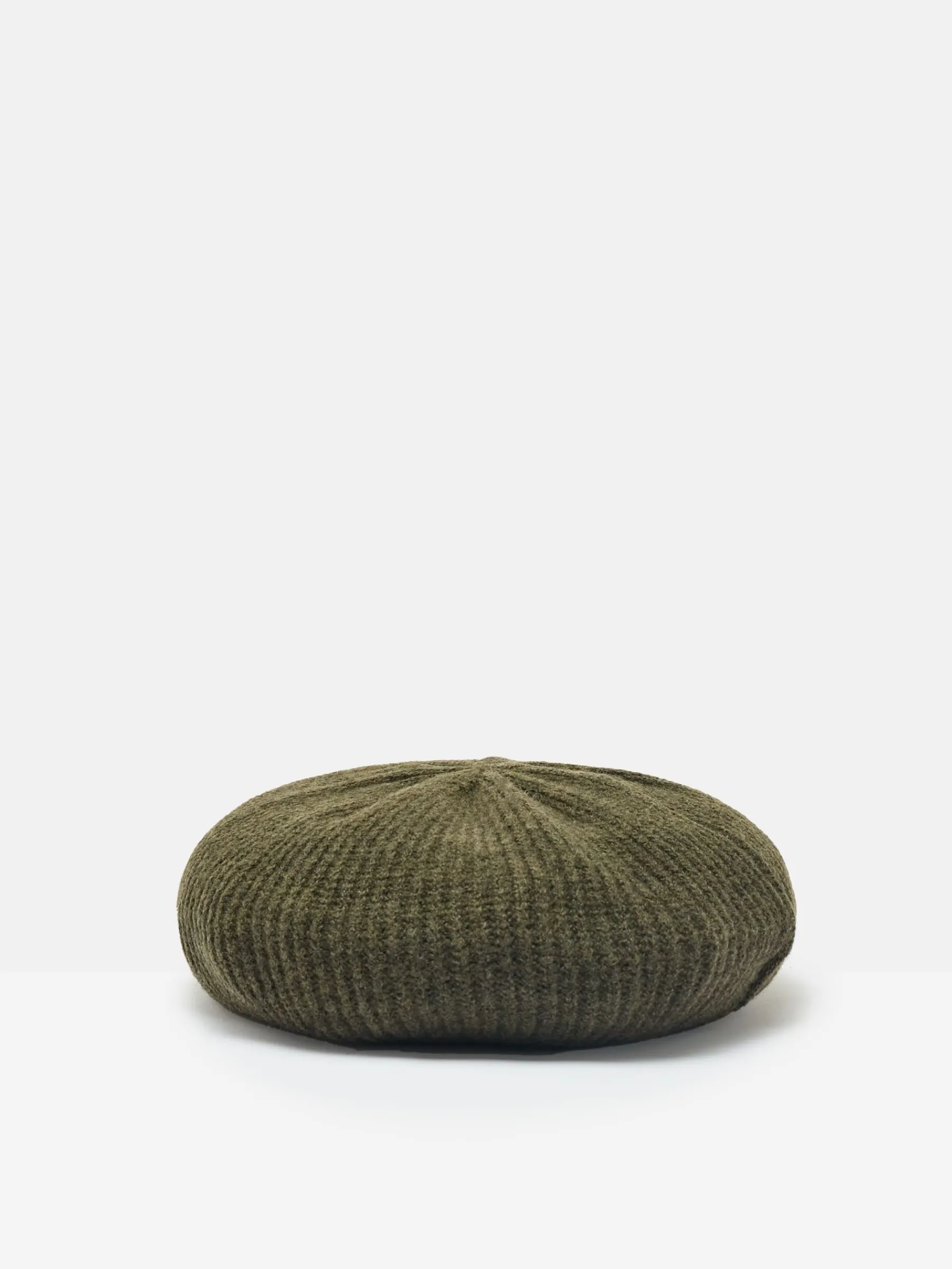 Joelle Khaki Green Knitted Beret<Joules Best