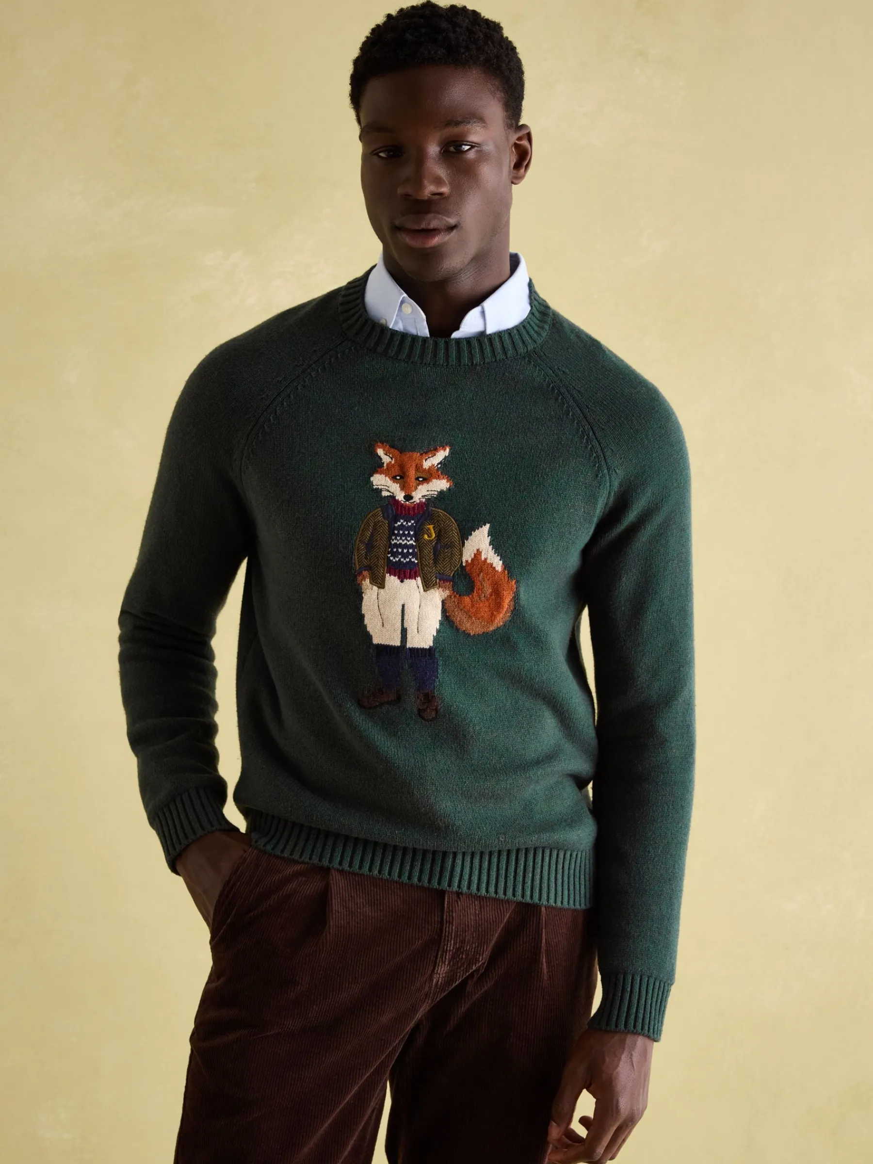 Jonty Intarsia Crew Knit Jumper<Joules Online