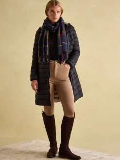 Kenley Showerproof Long Padded Coat with Hood<Joules New