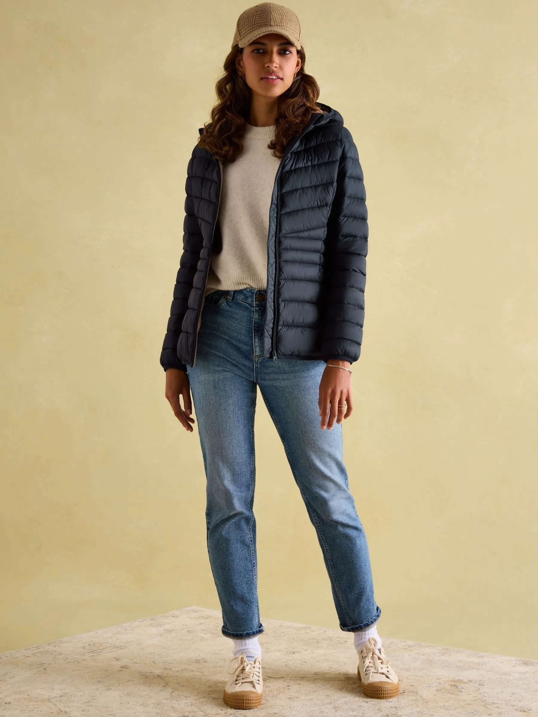 Kenley Showerproof Padded Coat with Hood<Joules New