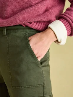 Khaki Green Slim Fit Cargo Trousers<Joules Discount