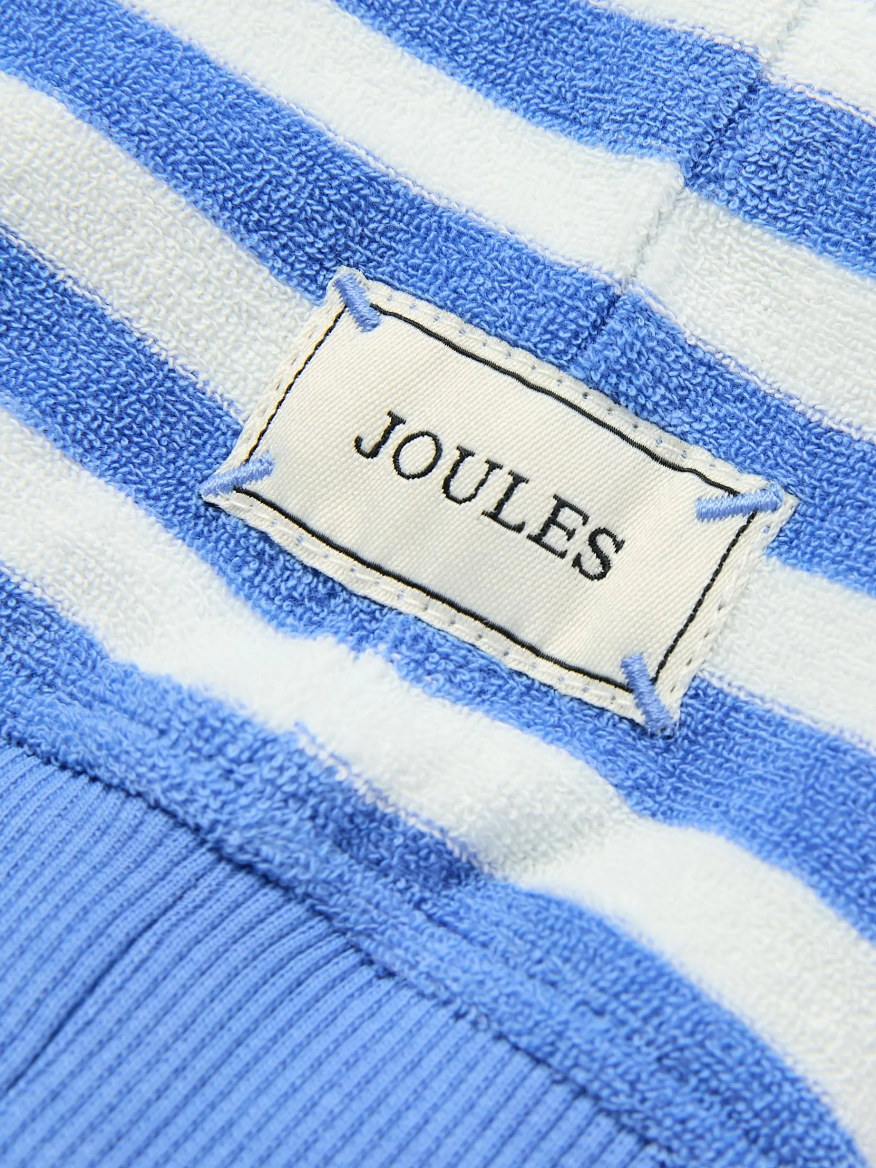 Kids' Ahoy There Crew Neck Towelling Sweatshirt<Joules Clearance