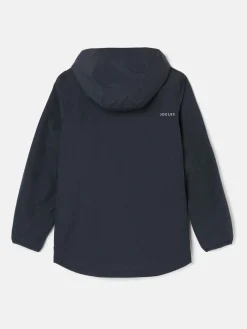 Kids' Ayston Navy Blue Waterproof Fleece Lined Raincoat<Joules Discount