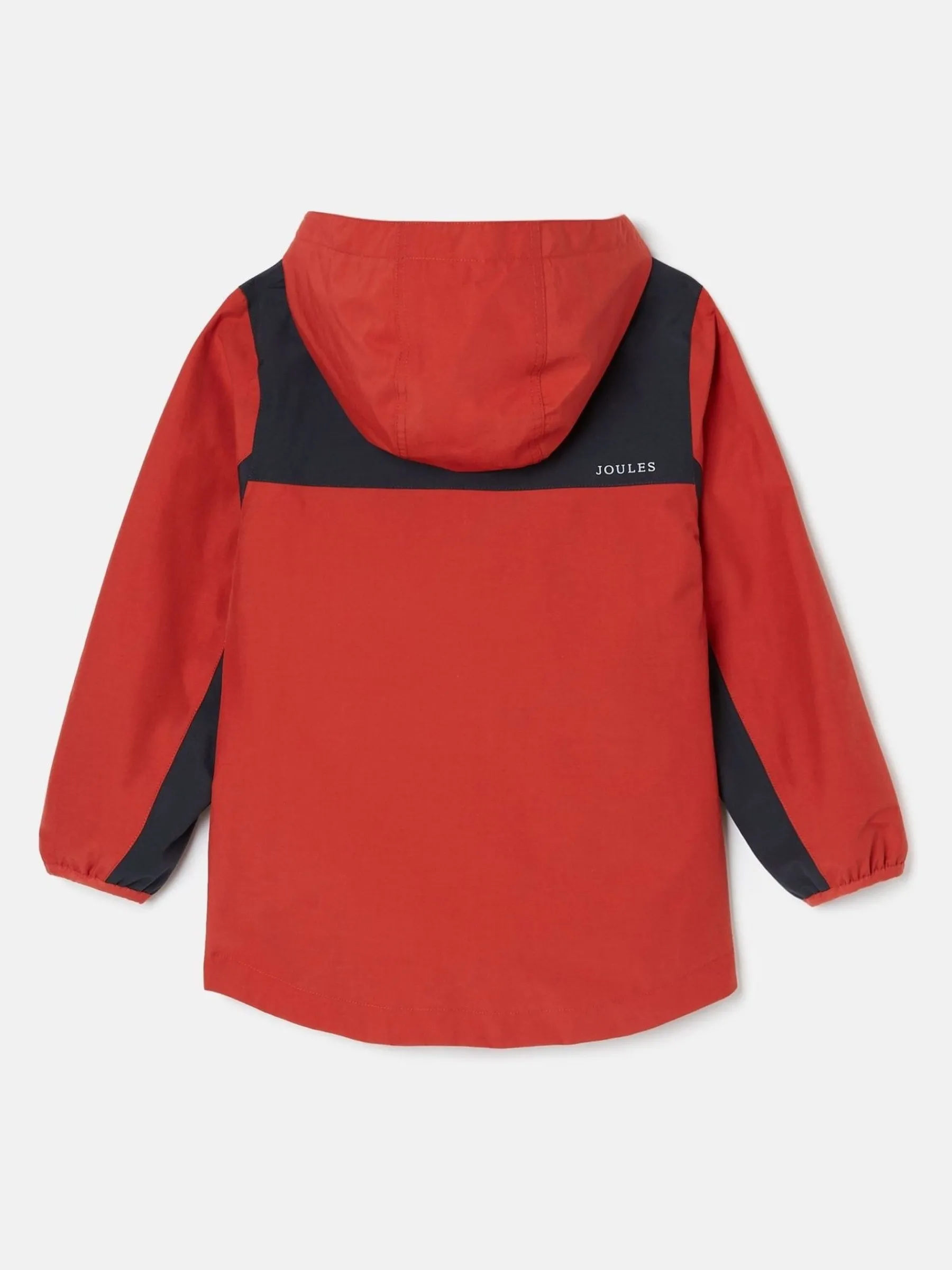 Kids' Ayston Orange Colourblock Waterproof Fleece Lined Raincoat<Joules Hot