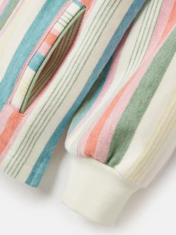 Kids' Burnham Multi Stripe Funnel Neck Sweatshirt<Joules New