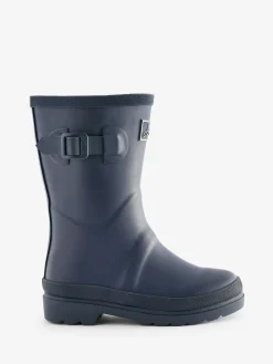 Kids' Classic Navy Blue Adjustable Wellies<Joules New