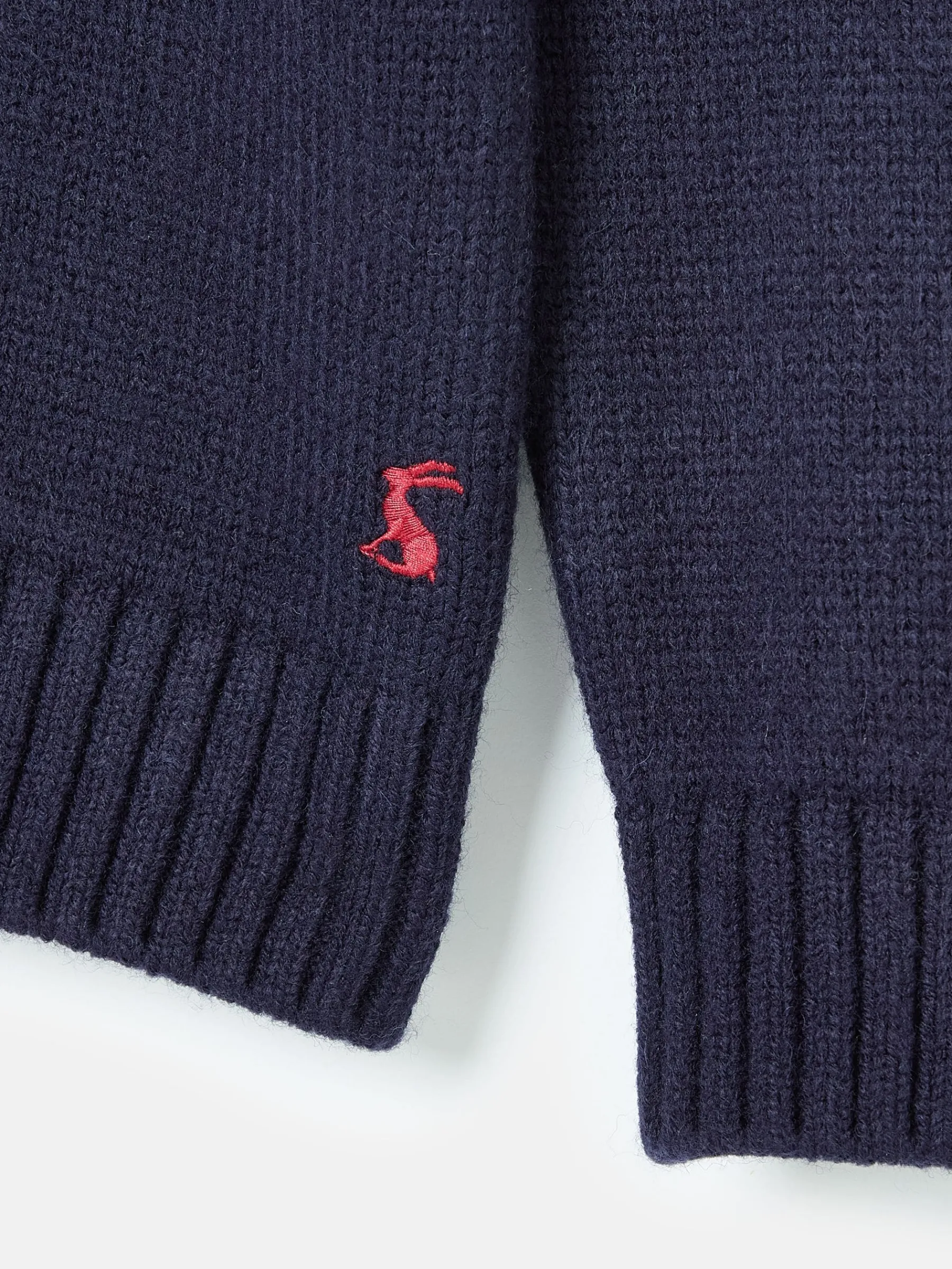 Kids' Cracking Navy Blue Intarsia Knitted Festive Jumper<Joules Hot