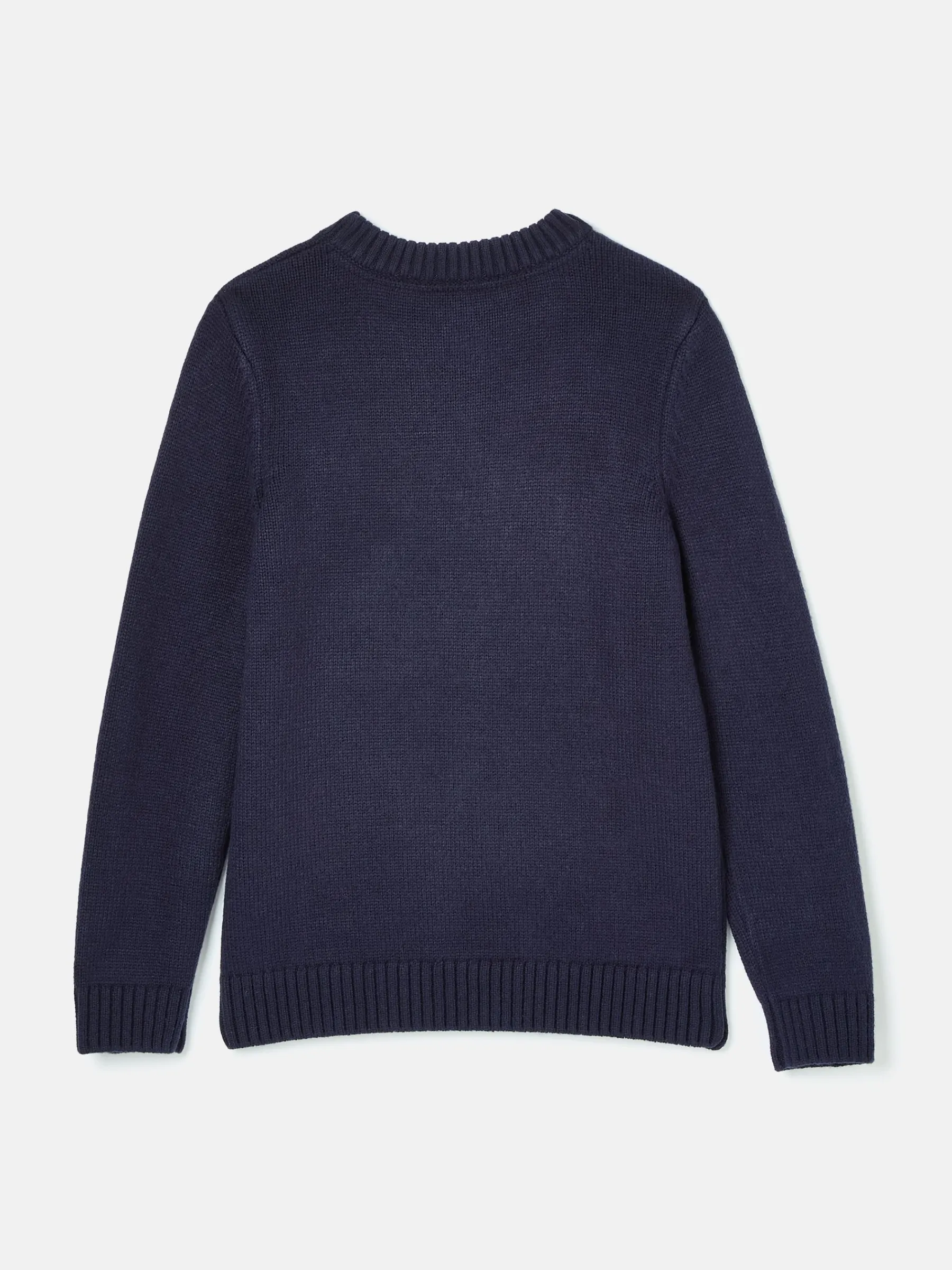 Kids' Cracking Navy Blue Intarsia Knitted Festive Jumper<Joules Hot
