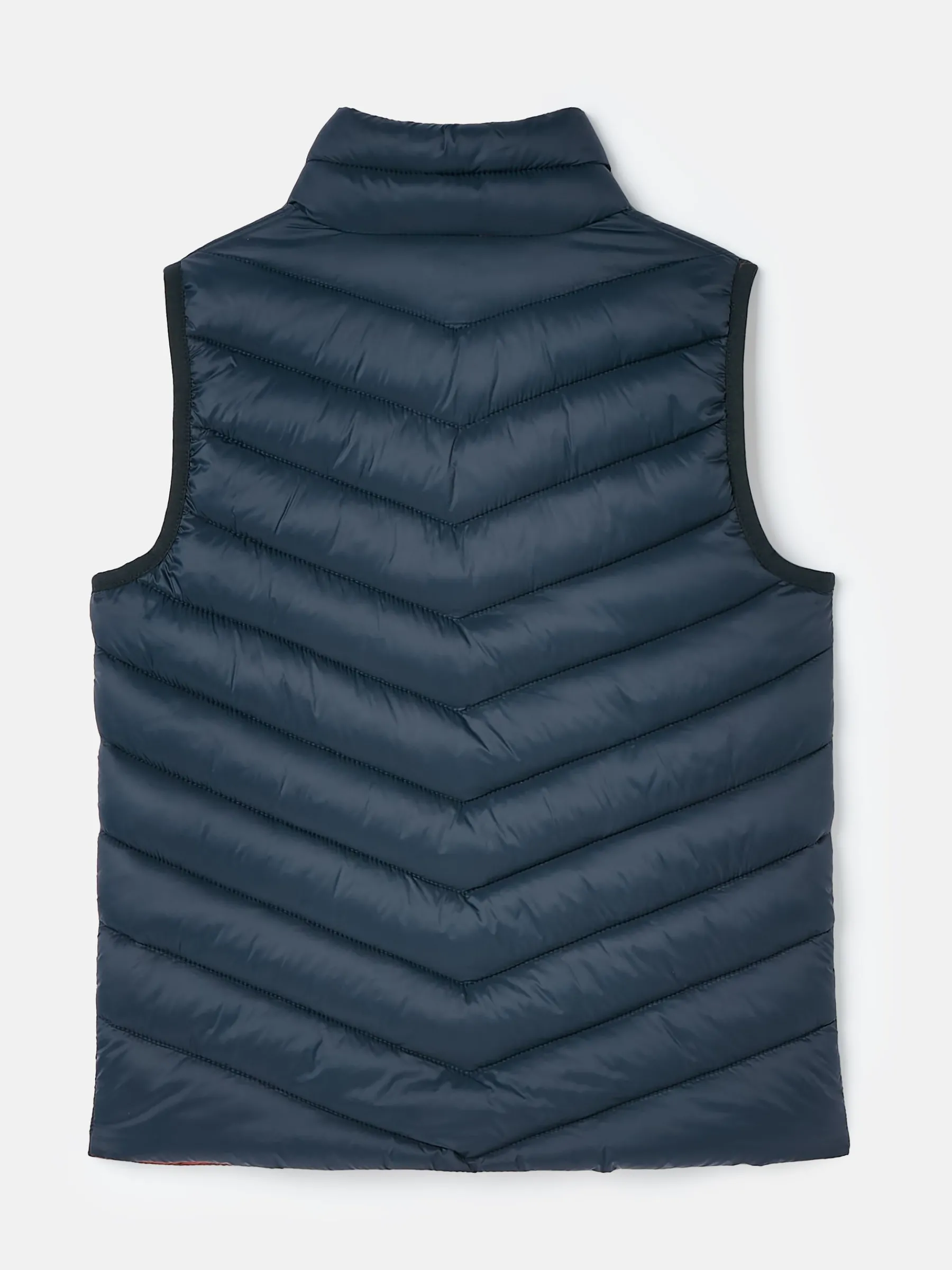 Kids' Crofton Navy Blue Showerproof Quilted Gilet<Joules Hot