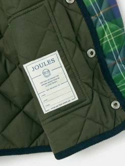 Kids' Freddie Green Check Quilted Checked Jacket<Joules Discount