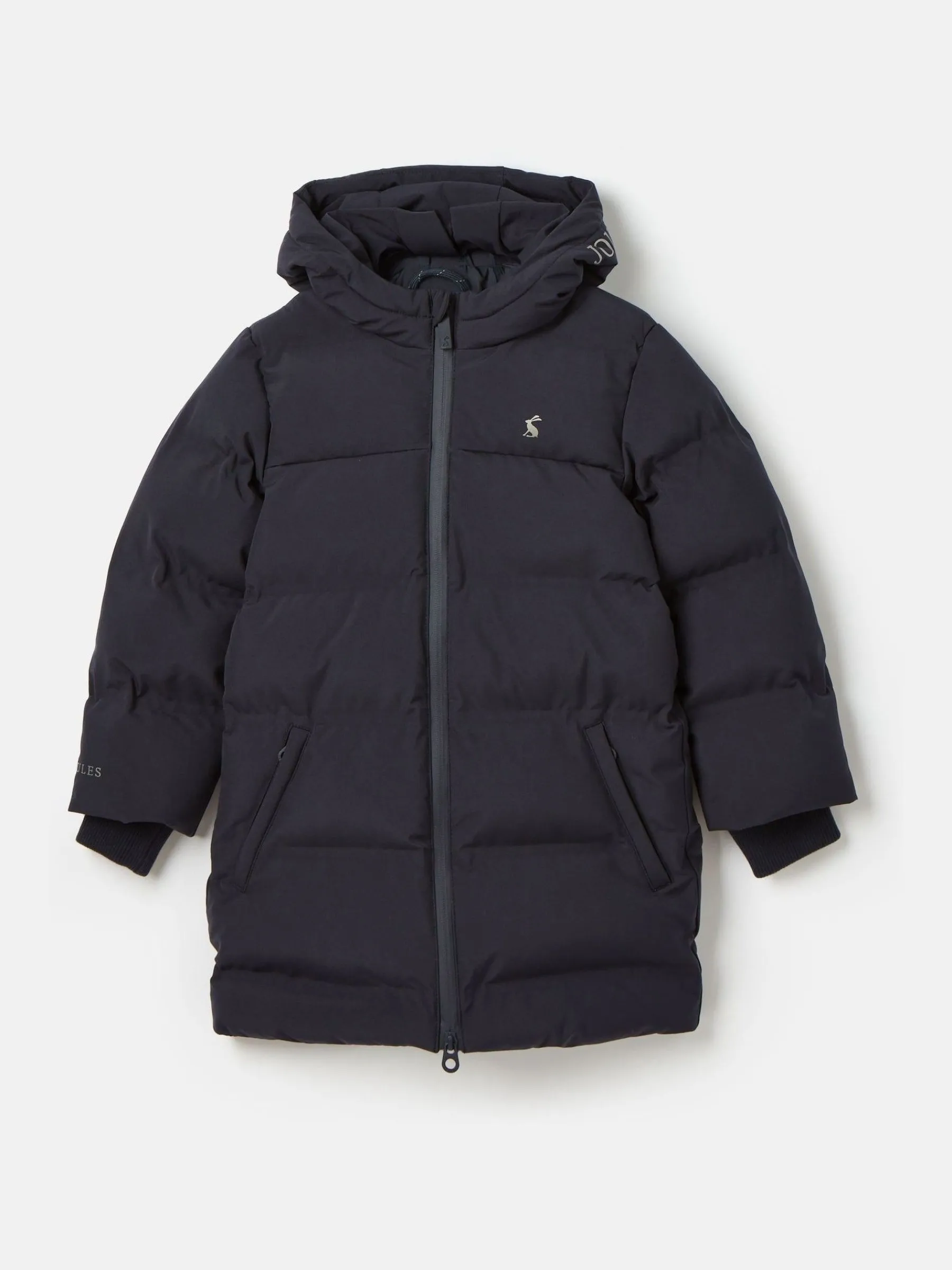Kids' Padwell Navy Blue Waterproof Padded Coat<Joules Sale