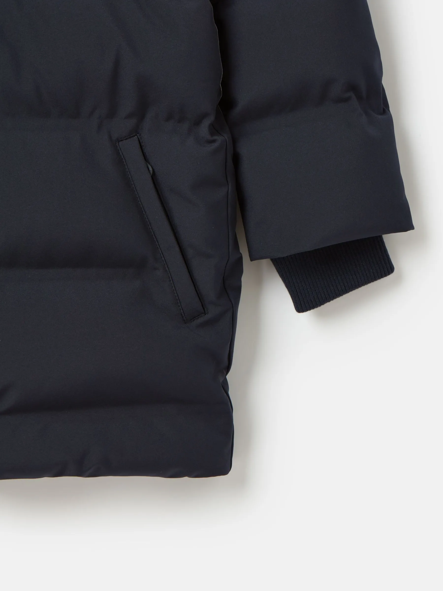 Kids' Padwell Navy Blue Waterproof Padded Coat<Joules Sale