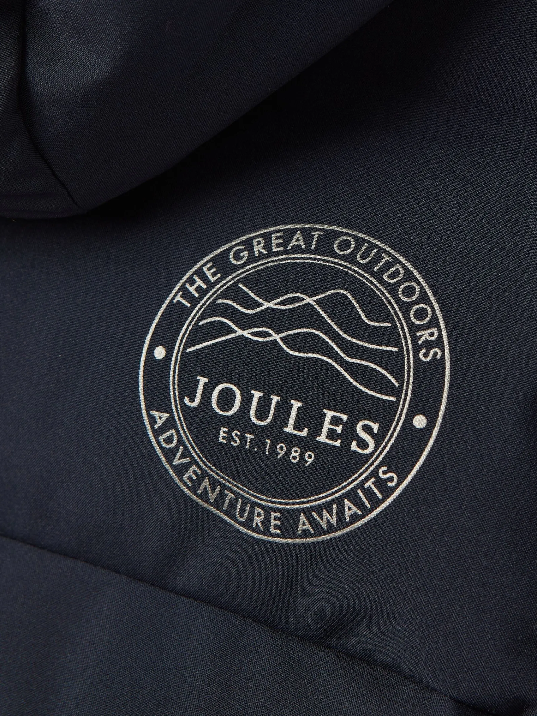 Kids' Padwell Navy Blue Waterproof Padded Coat<Joules Sale