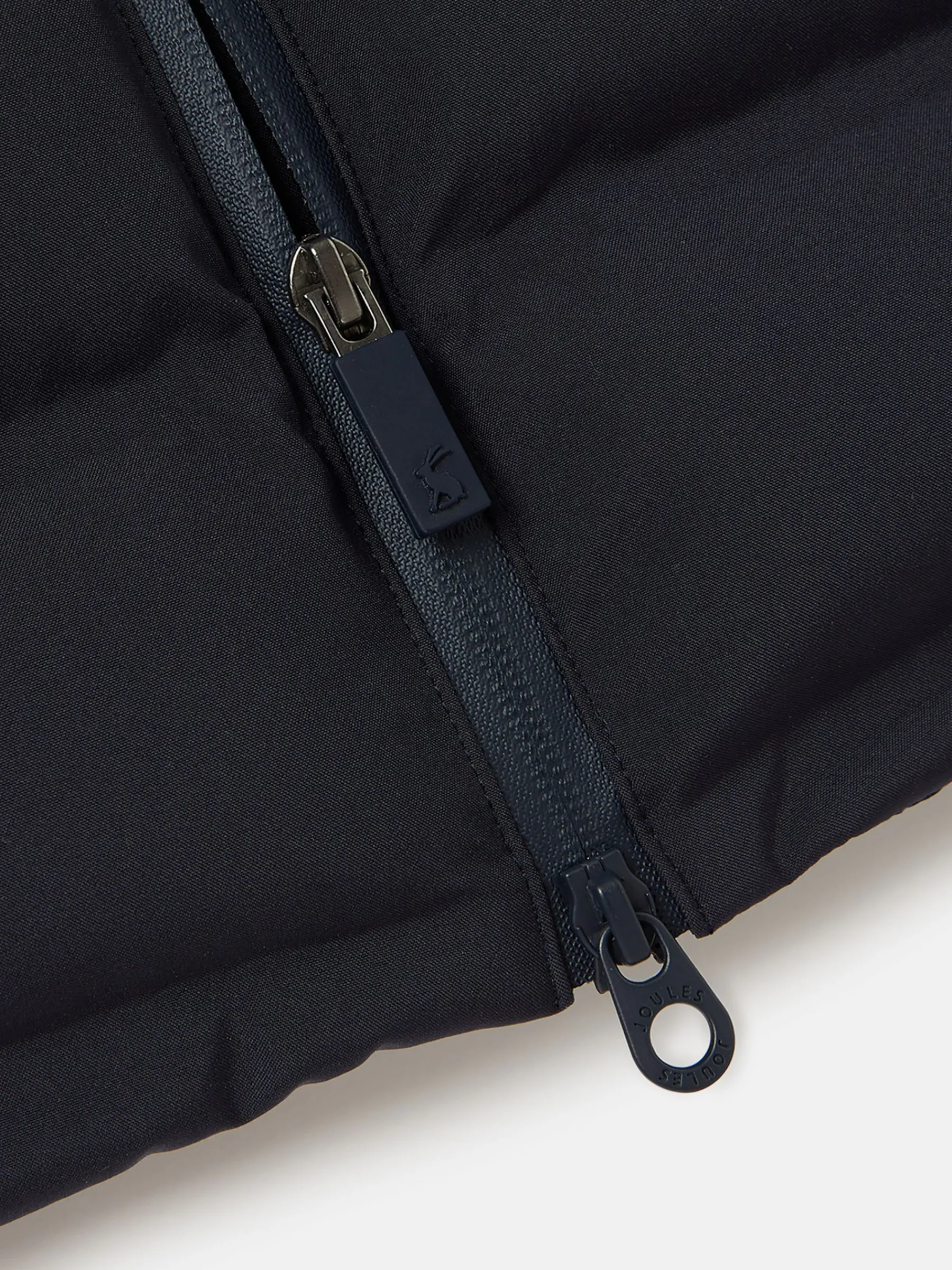 Kids' Padwell Navy Blue Waterproof Padded Coat with Hood<Joules Hot