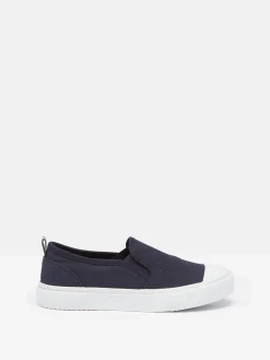 Kids' Peasy Slip On Plimsolls<Joules Outlet