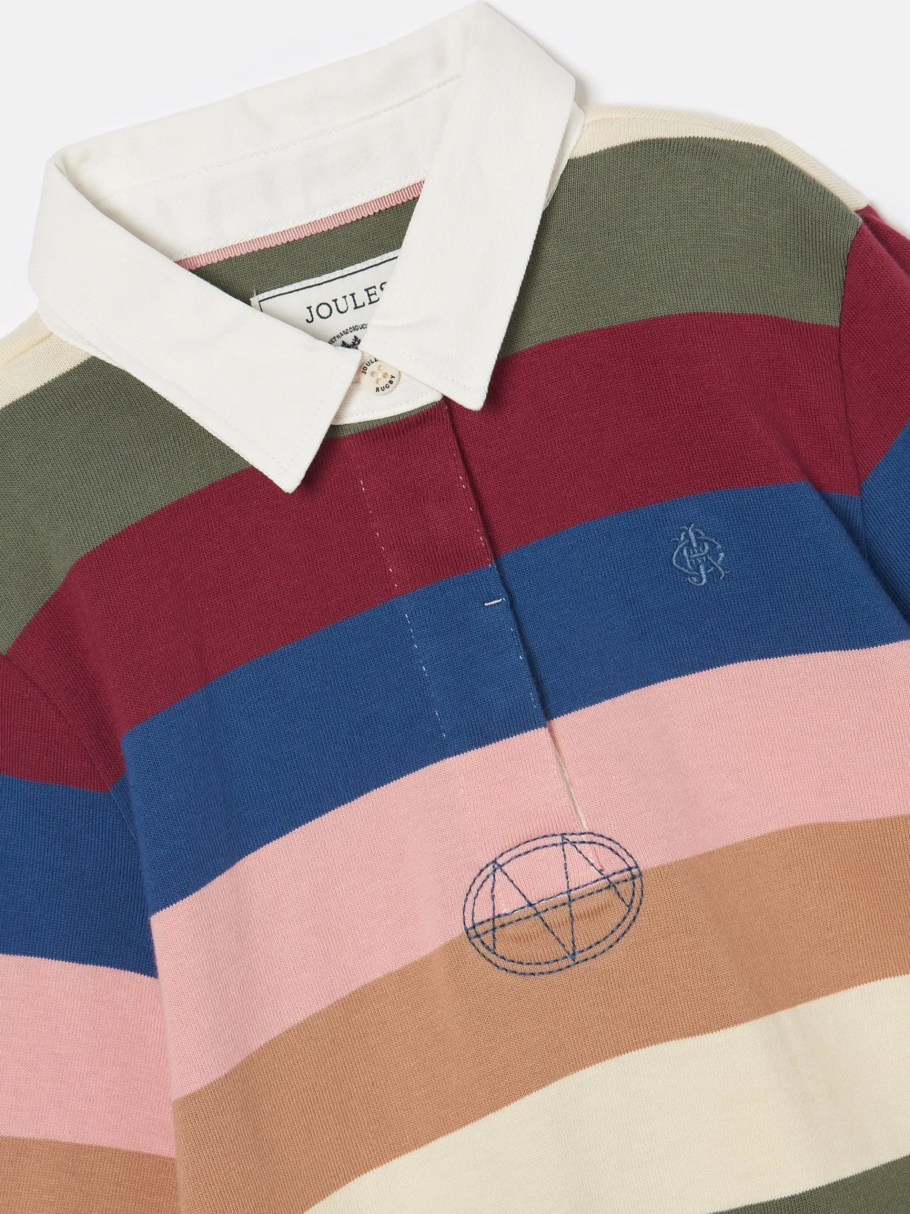 Kids' Sammie Stripe Rugby Top<Joules Discount