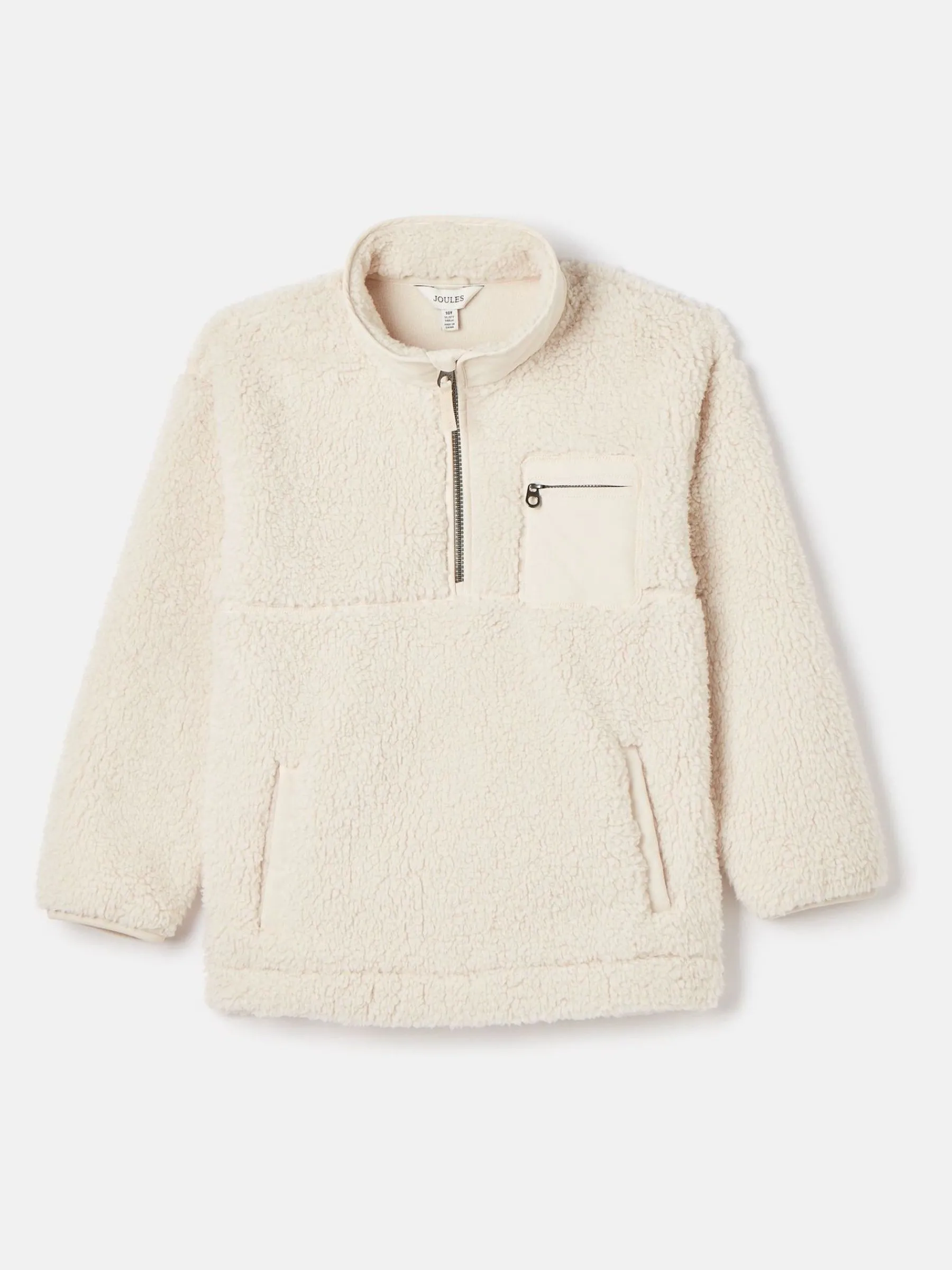 Kids' Tilly Half Zip Borg Fleece<Joules Outlet