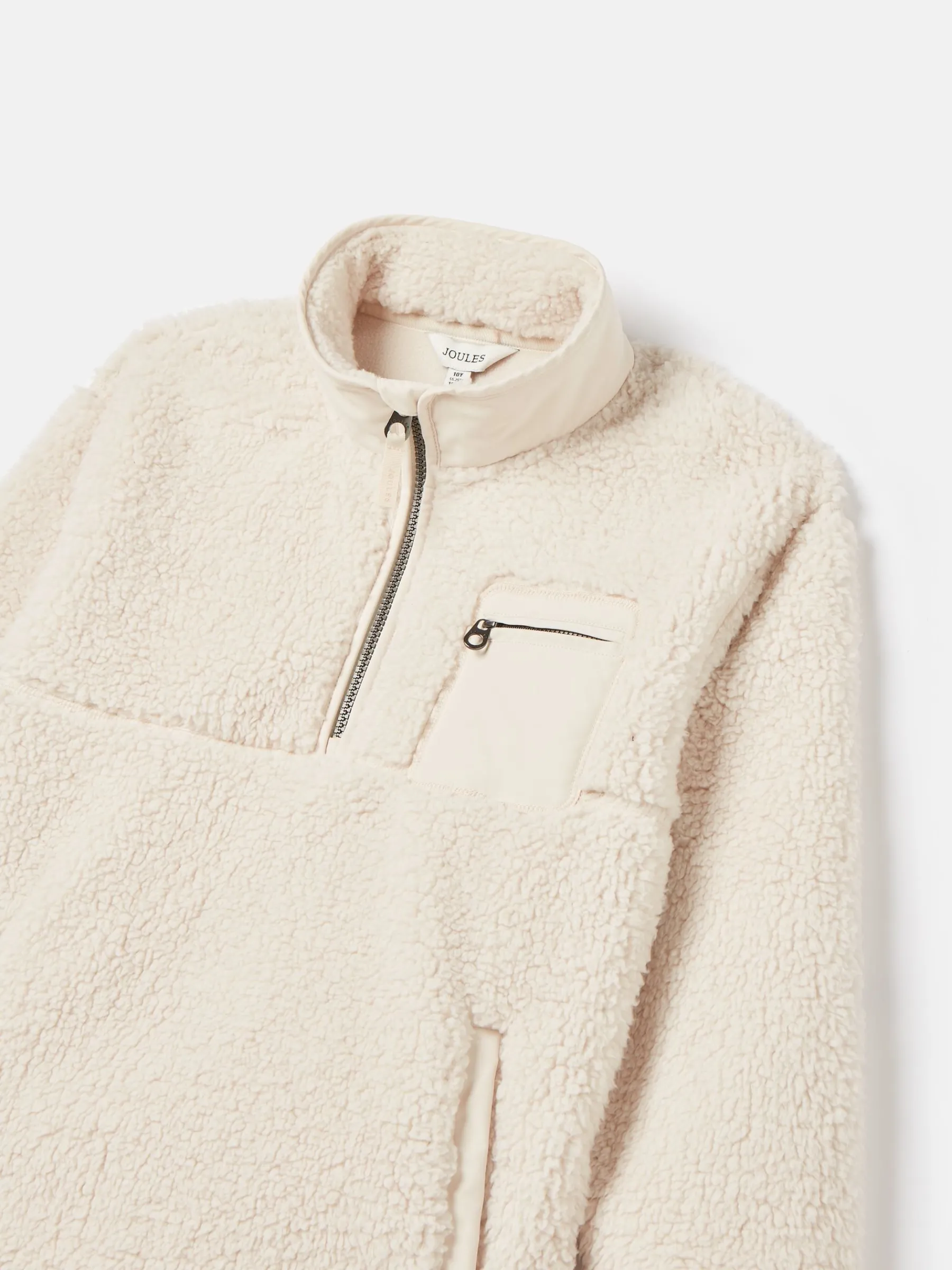 Kids' Tilly Half Zip Borg Fleece<Joules Outlet