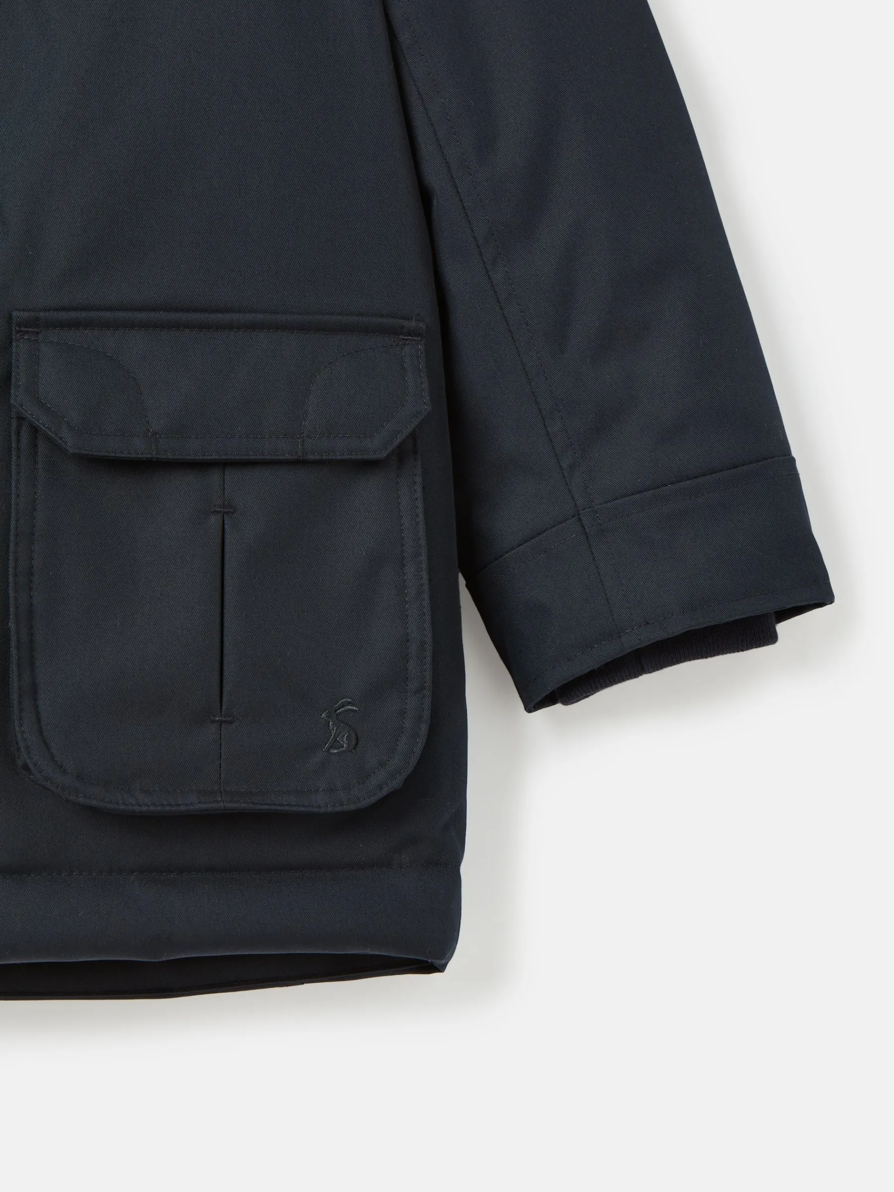 Kids' Ultimate Navy Blue Waterproof Coat with Quilted Lining<Joules Best