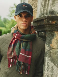 Langtree Red & Green Scarf<Joules Best