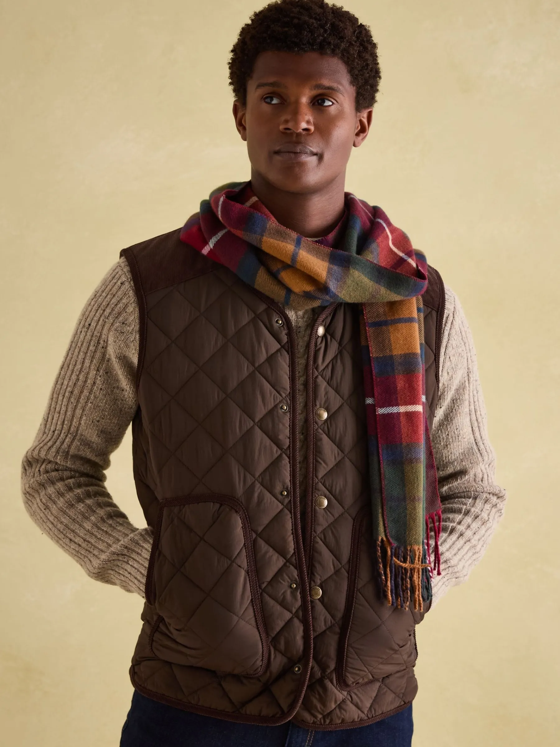Langtree Red & Green Scarf<Joules Best