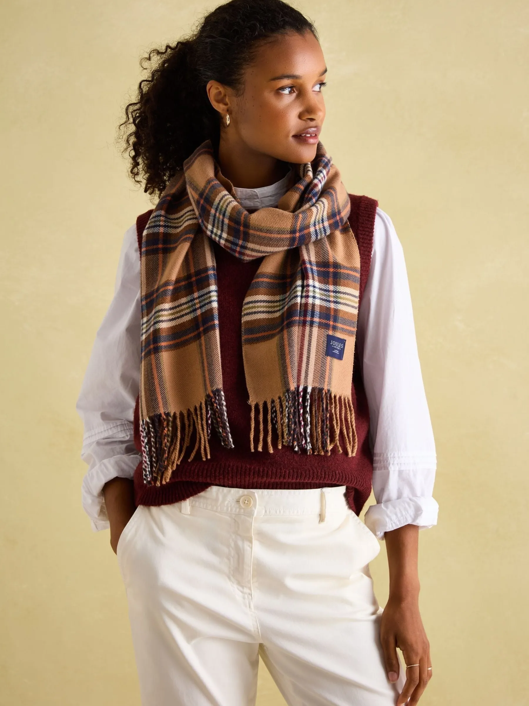 Langtree Rust Brown Scarf<Joules Best