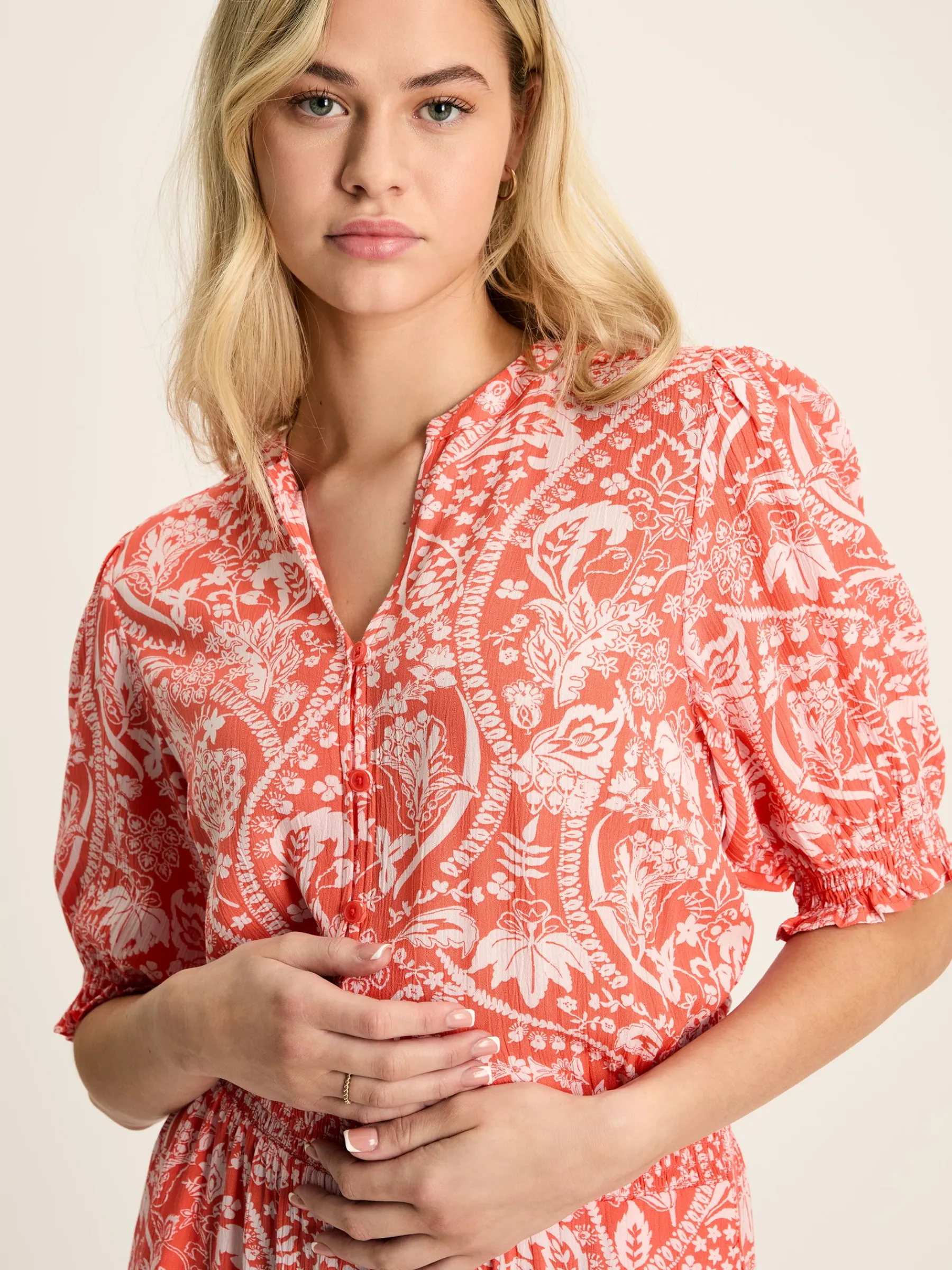 Laurie Viscose Midi Dress<Joules Discount