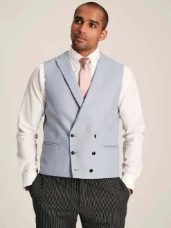 Light Blue Morning Suit Waistcoat<Joules