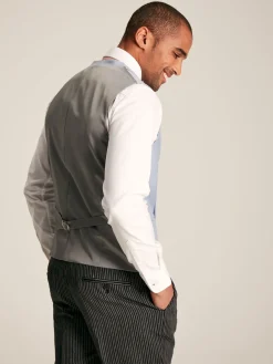 Light Blue Morning Suit Waistcoat<Joules